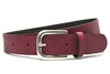 3 cm dames riem bordeaux 30201