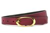 2,5 cm bordeaux dames riem 25203