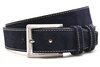 4 cm su&egrave;de riem blauw 400
