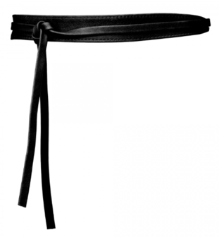 3,5 cm knoopriem zwart U35386