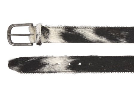 4cm riem bonte koeienhuid 40497