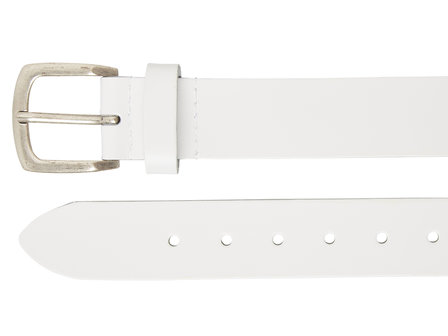 4cm witte riem 407tb