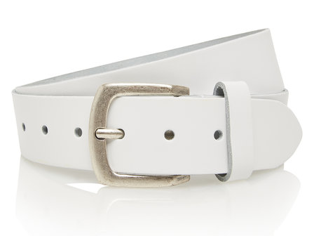 4cm witte riem 407tb