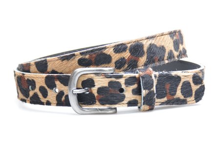 3 cm dames riem panter 30254