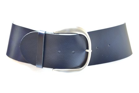 8 cm blauwe dames riem 8801