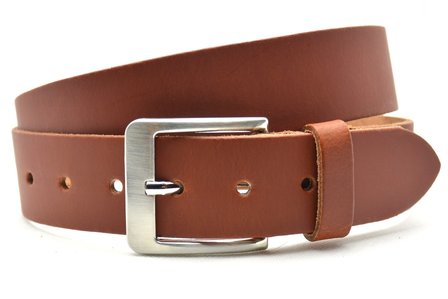 4cm jeans riem cognac 443