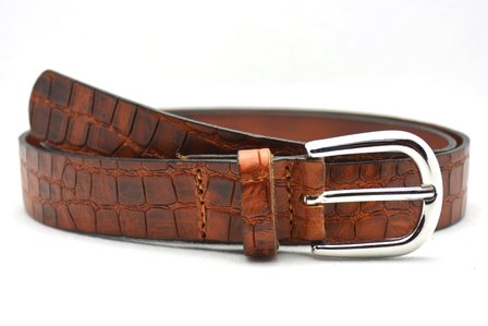 3cm dames riem cognac 30908