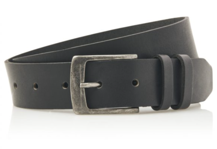 4 cm zwarte riem 40423