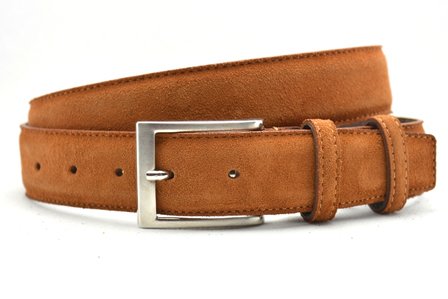 3,5 cm su&egrave;de riem cognac 508tb