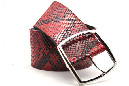 6cm dames riem rood 60002