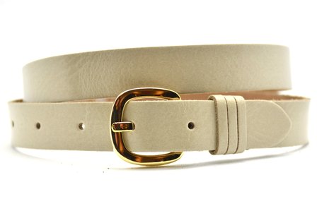 2,5 cm ecru riem 25285