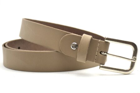 3 cm dames riem taupe 30201