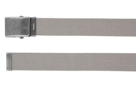 3,5 cm elastische canvas riem grijs