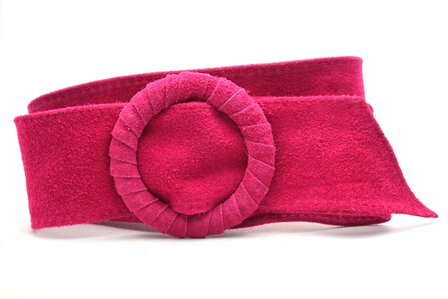 zeer roze heup- en taille riem van 6 cm breed - Moderiemen.nl