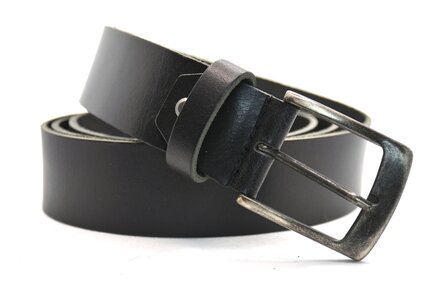 4 cm XXL riem zwart 627