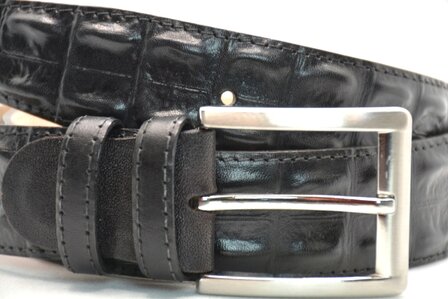 4 cm exclusieve krokodillen riem 002