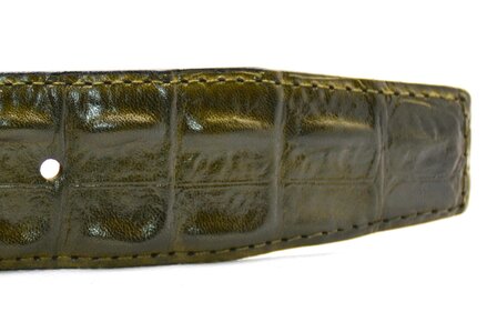 4 cm exclusieve krokodillen riem 003