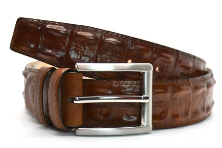 4 cm exclusieve krokodillen riem 004