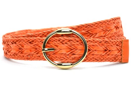 3 cm dames riem oranje LF104466