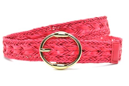 3 cm dames riem fuchsia LF104466