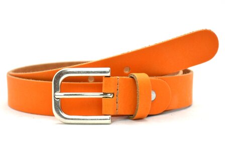 3 cm dames riem oranje 30201