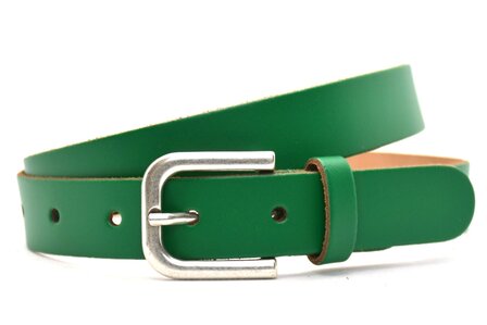 3 cm dames riem groen 30201