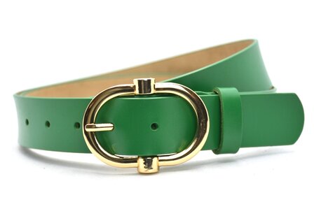 3 cm dames riem groen 5590101