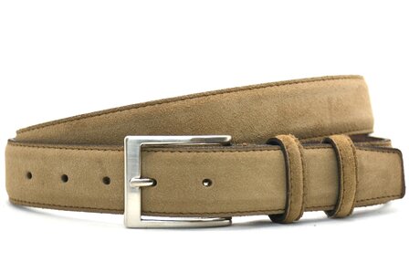 3,5 cm su&egrave;de riem taupe 508tb