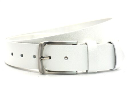 3,8 cm witte riem 356