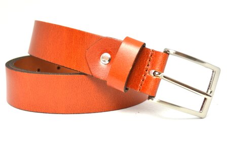 3,5 cm cognac riem 35630