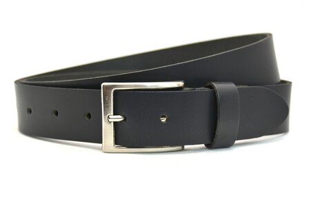 3,5 cm zwarte riem 35630