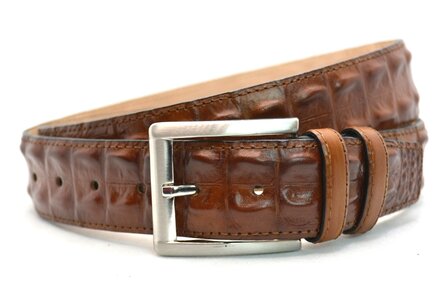 4 cm exclusieve krokodillen riem 005