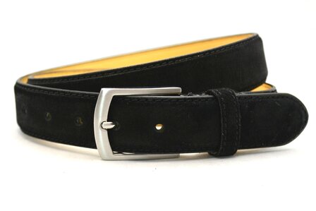 3,5 cm su&egrave;de riem zwart KP35