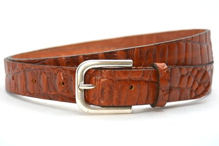 3 cm dames riem cognac 30210