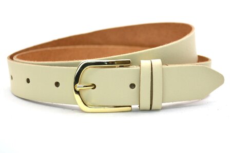 3cm dames riem ecru 30982