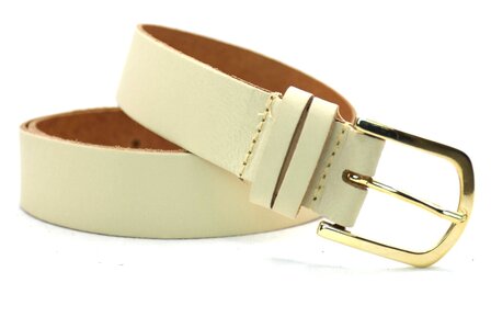 3cm dames riem ecru 30982