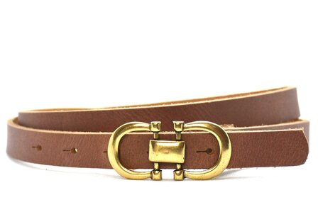 2 cm taupe dames riem 2015