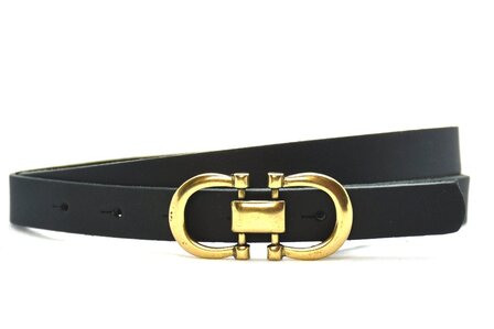 2 cm zwarte dames riem 2015