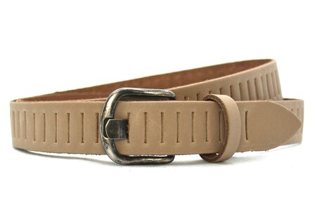 3 cm taupe riem 426