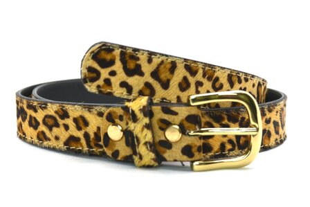 3cm dames riem panter 30495