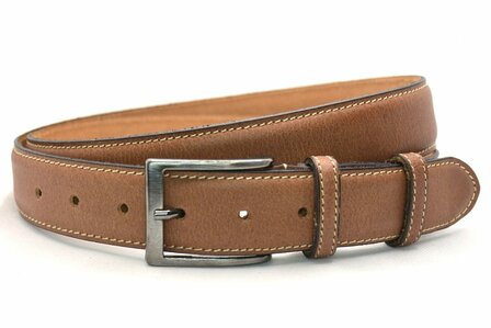 3,5 cm beige/taupe pantalon riem 35577