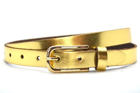 2 cm gouden dames riem 201014