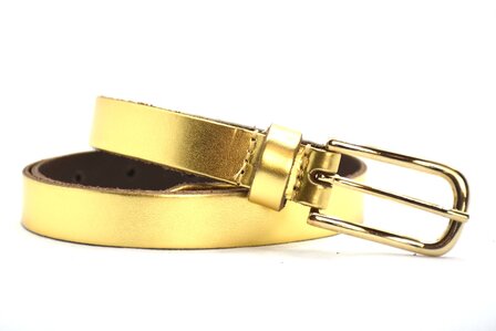 2 cm gouden dames riem 201014