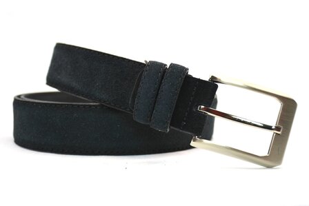 3,5 cm su&egrave;de riem zwart 350Y