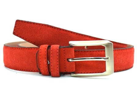 3,5 cm su&egrave;de riem rood 350Y