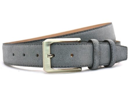 3,5cm su&egrave;de riem grijs 350Y
