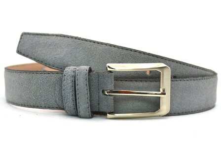 3,5cm su&egrave;de riem grijs 350Y