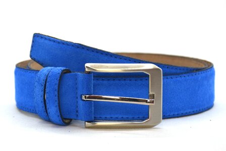 3,5cm su&egrave;de riem kobalt 350Y