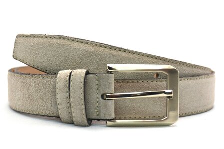 3,5cm su&egrave;de riem taupe 350Y
