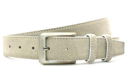 3,5cm su&egrave;de riem ecru 350Y